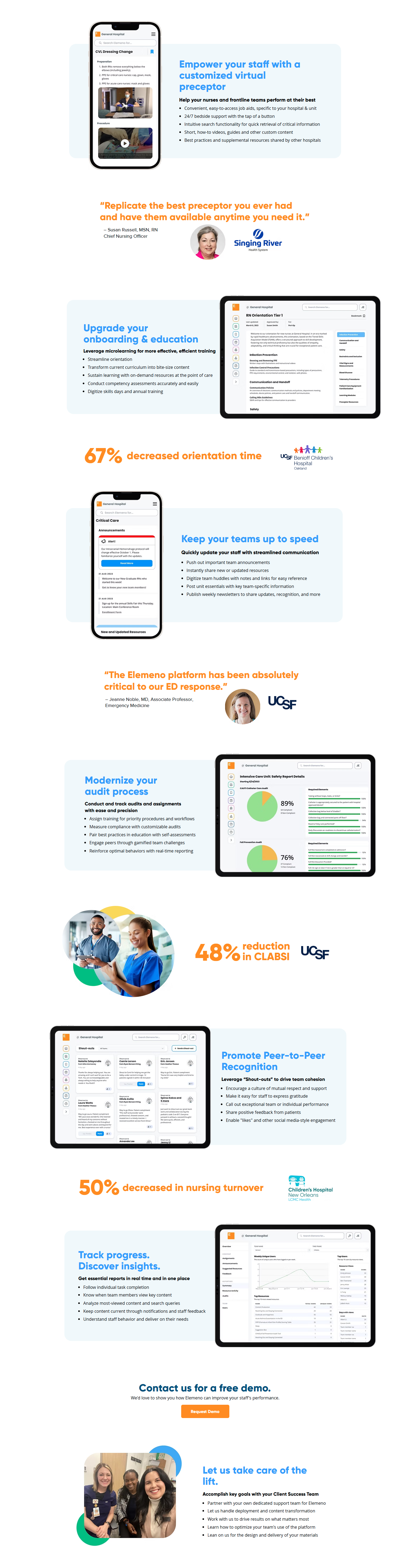 Product Page @Elemeno Health