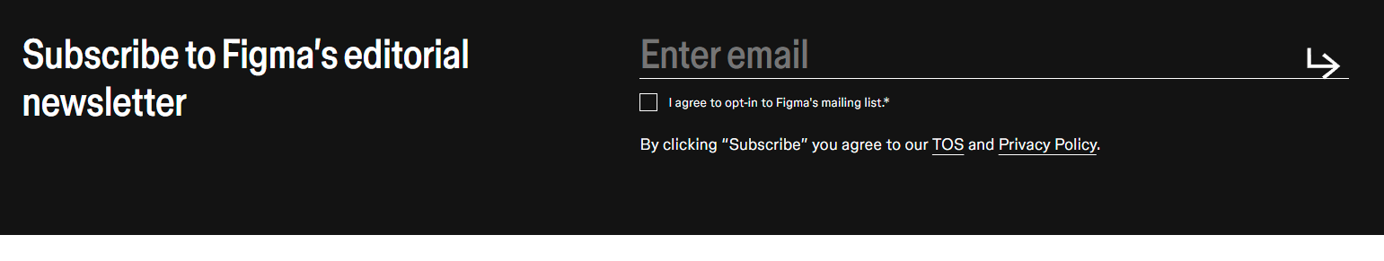 Newsletter Signup @Figma