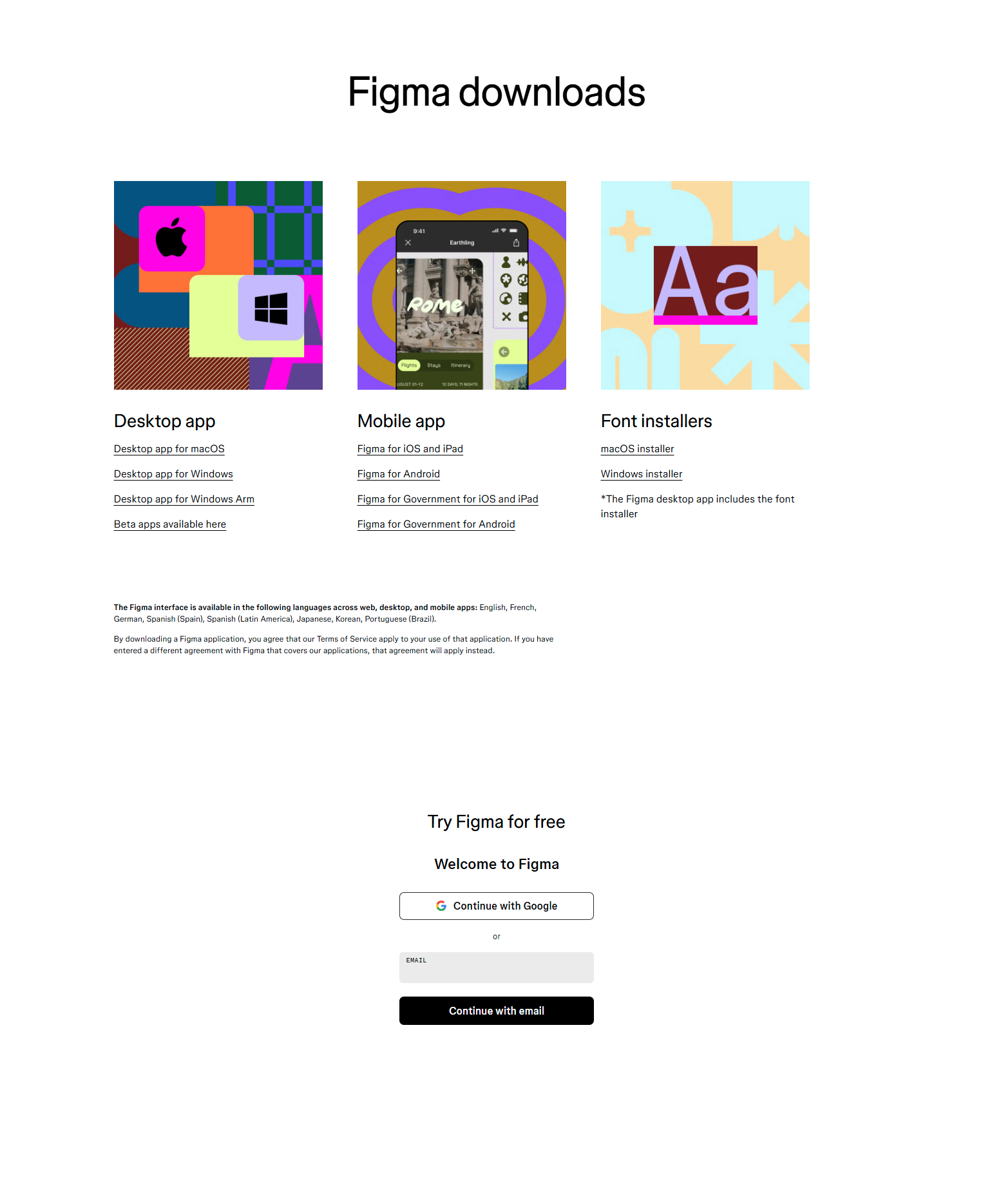 Download Page @Figma