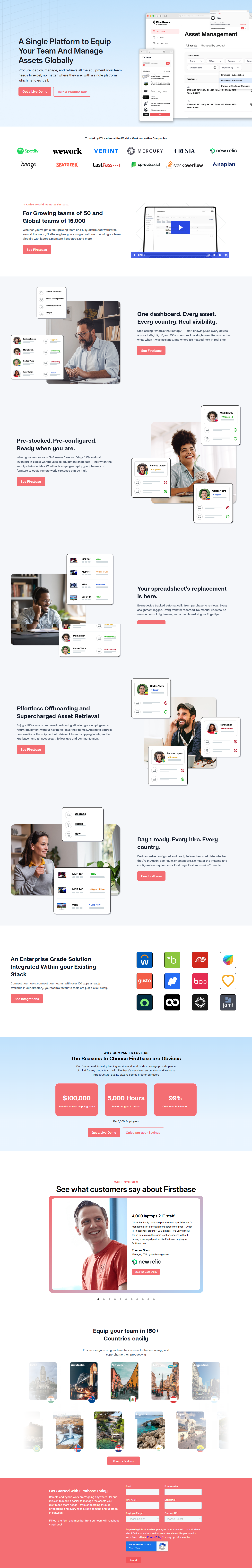 Landing Page @Firstbase