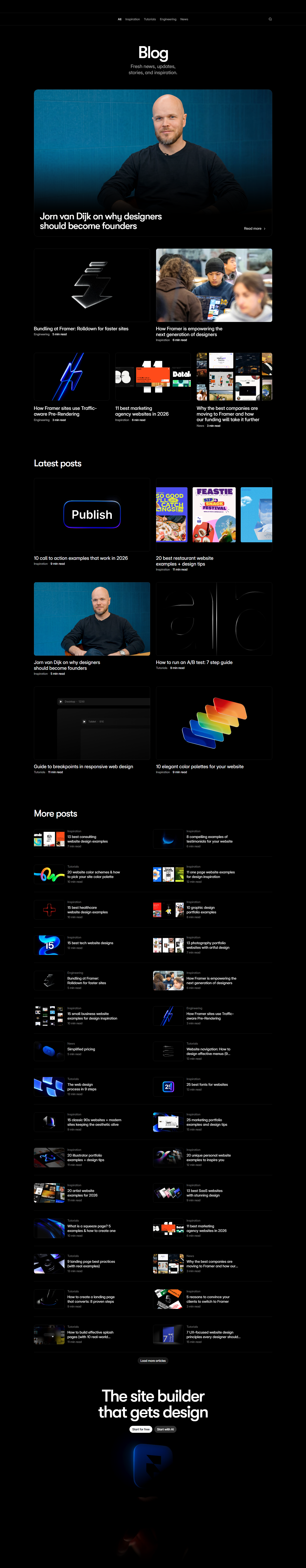 Blog Index @Framer