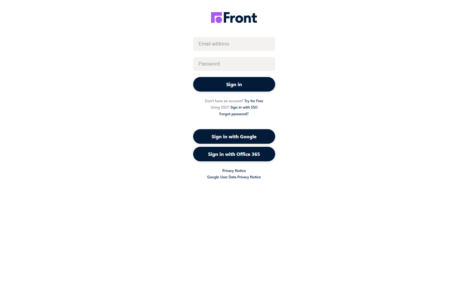 Login @Front
