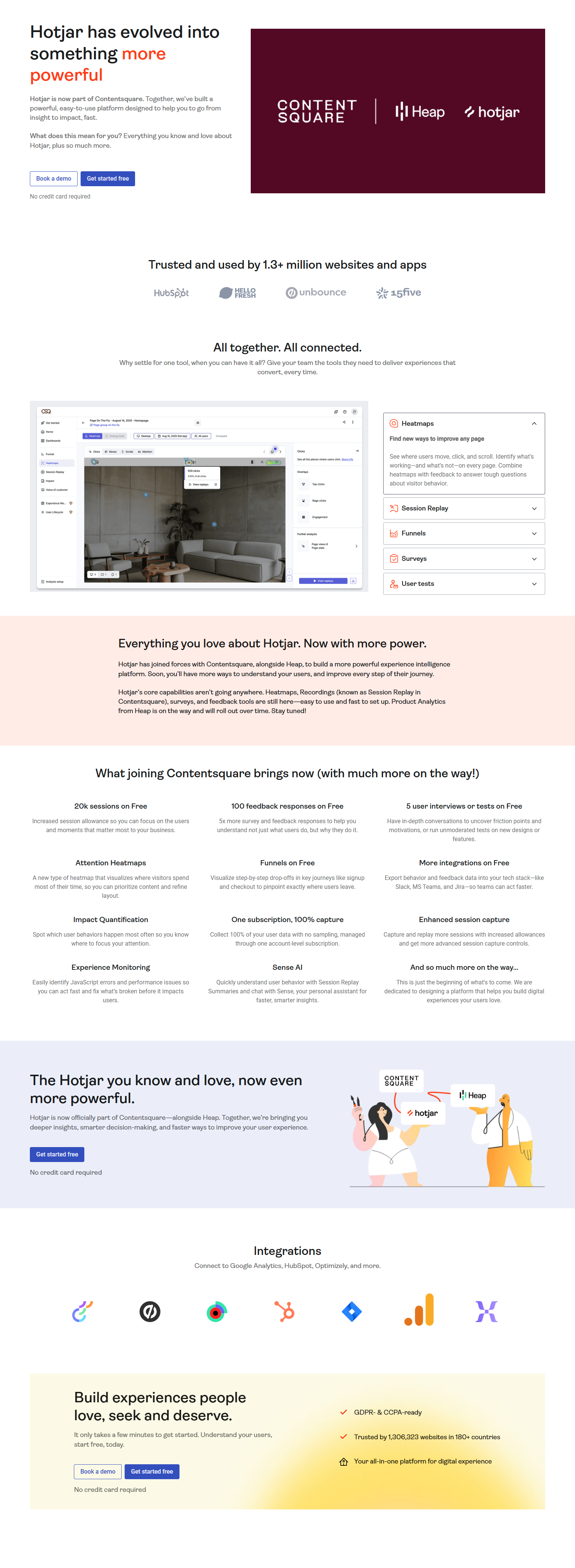 Landing Page @Hotjar