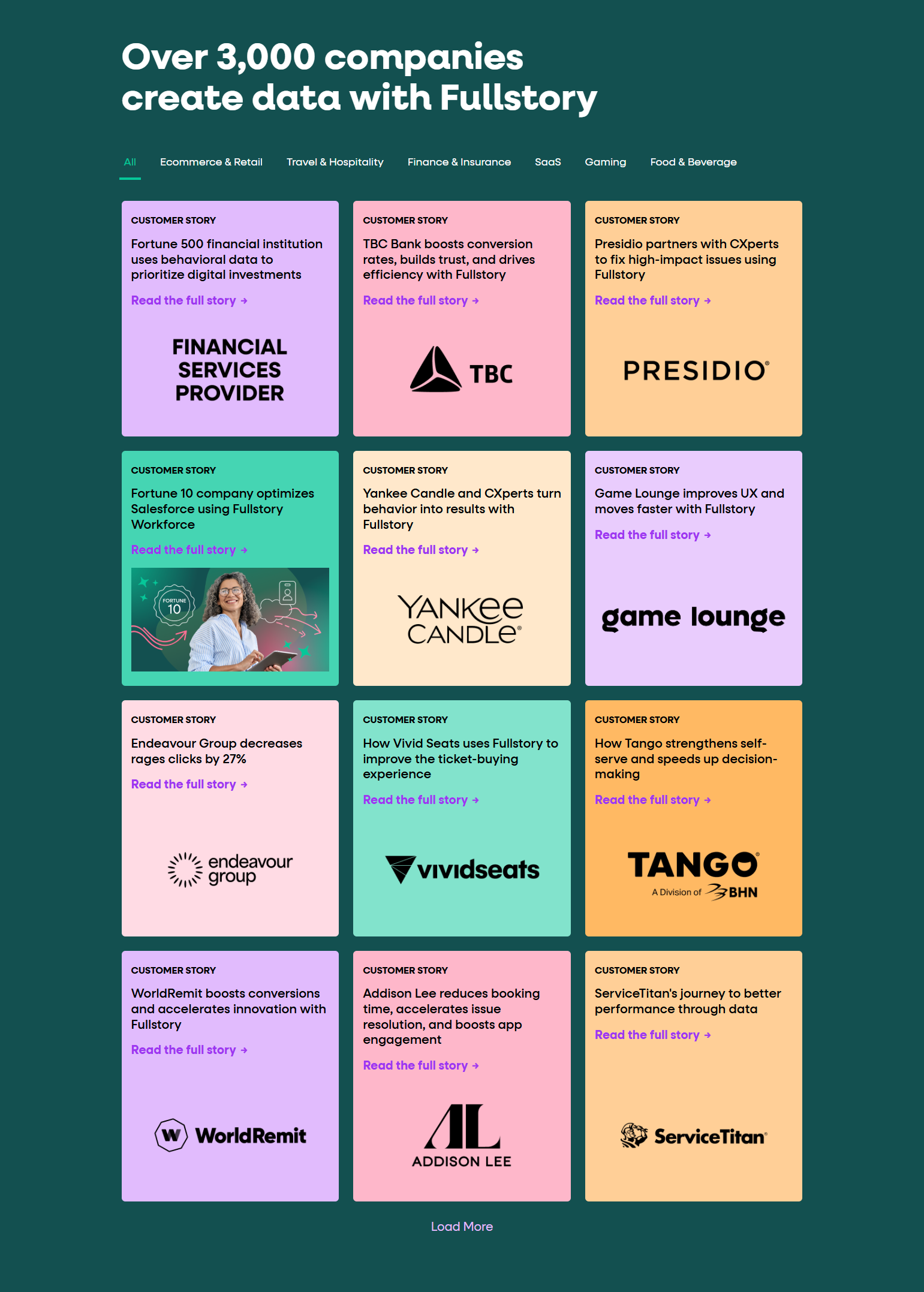 Case Study Index @FullStory