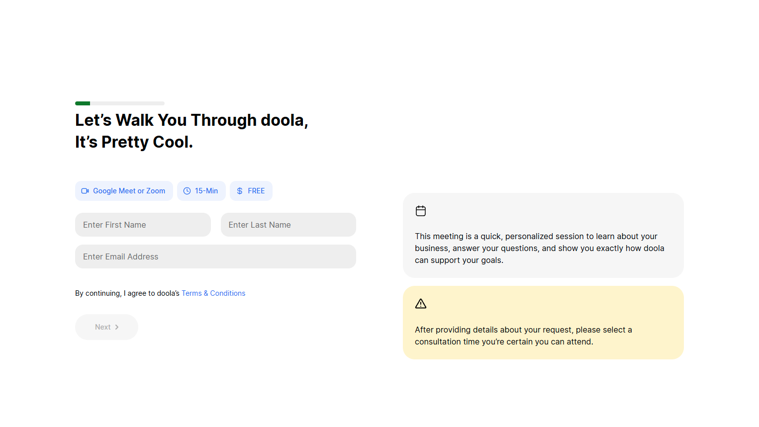 Contact Sales @Doola