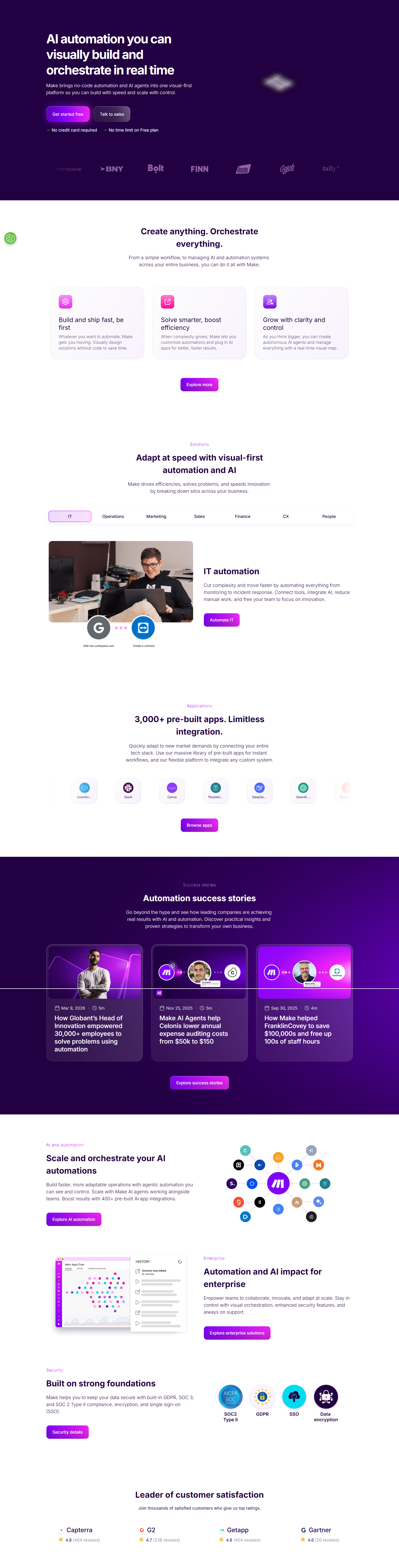 Landing Page @Make