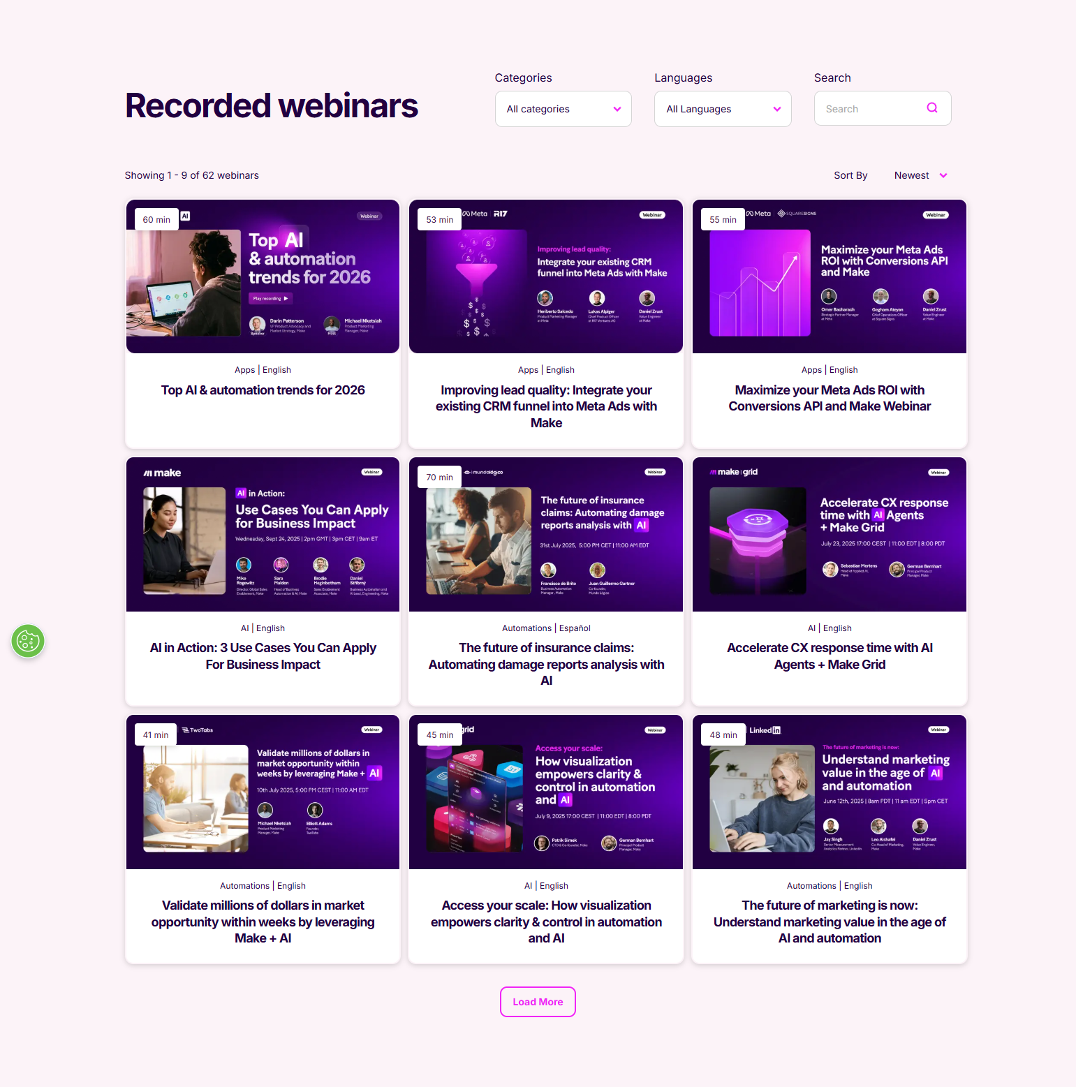 Events / Webinars @Make