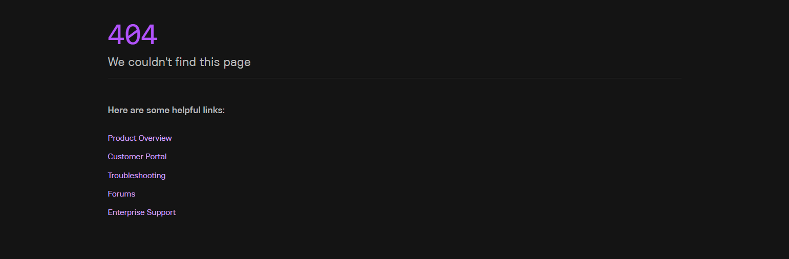 404 Error @SingleStore