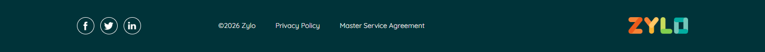 Footer @Zylo