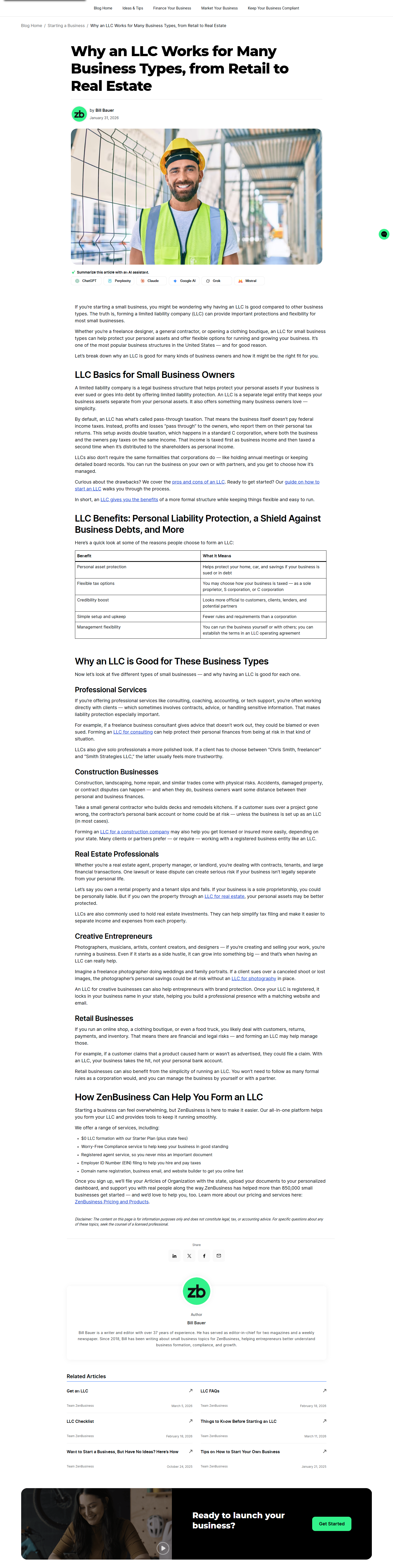 Blog Post @ZenBusiness