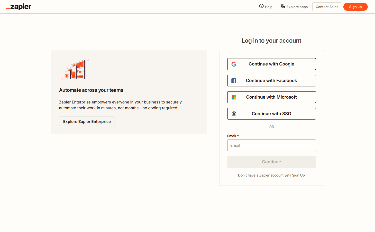 Login @Zapier