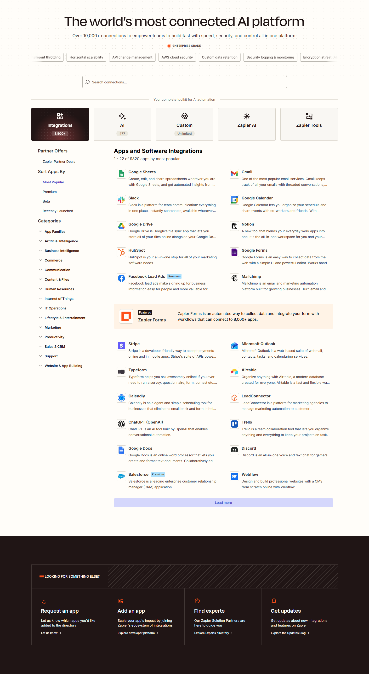 Integrations @Zapier