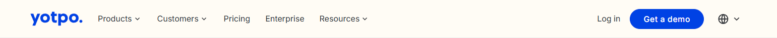 Header @Yotpo
