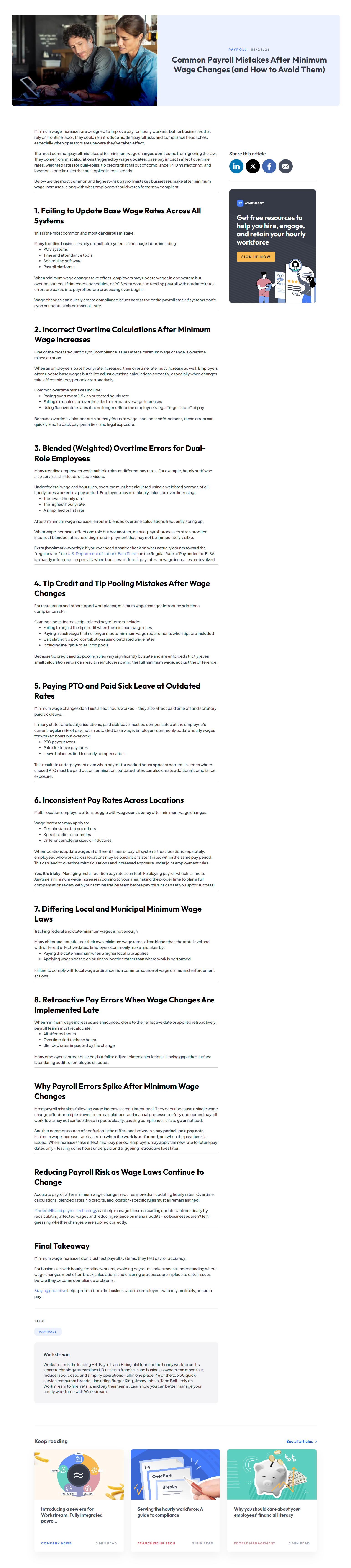 Blog Post @Workstream