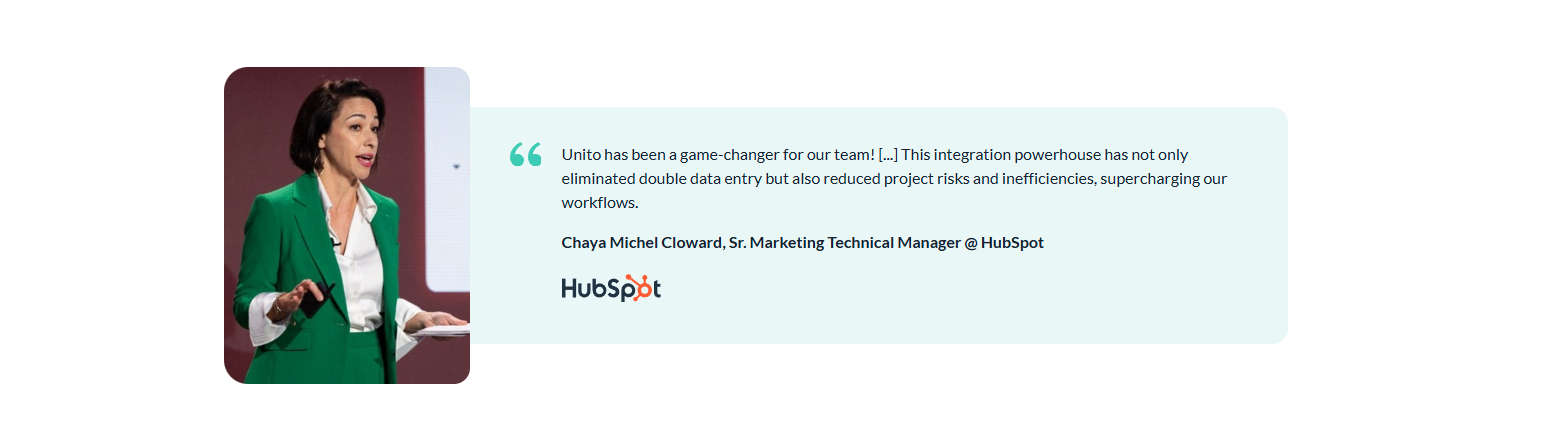 Testimonials Section @Unito