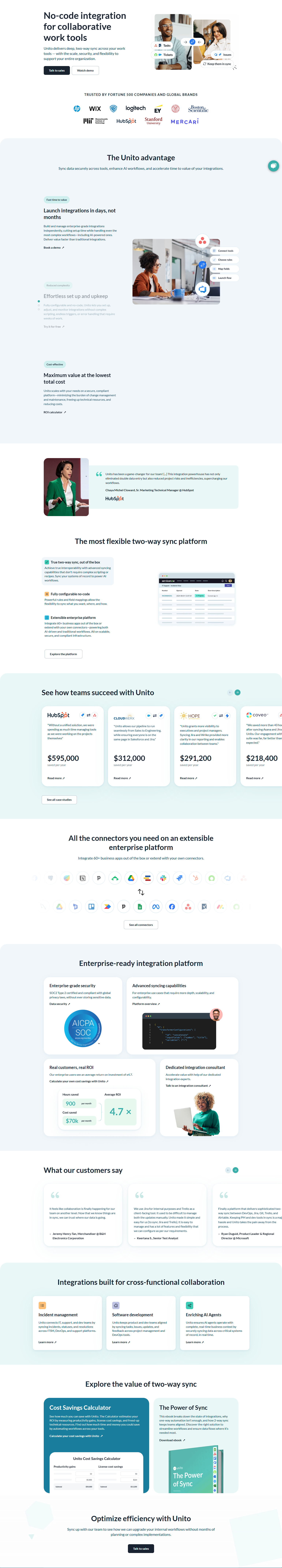 Landing Page @Unito
