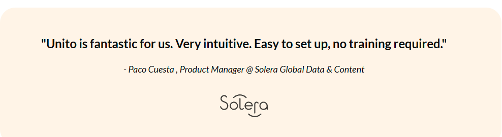 Testimonials Section @Unito