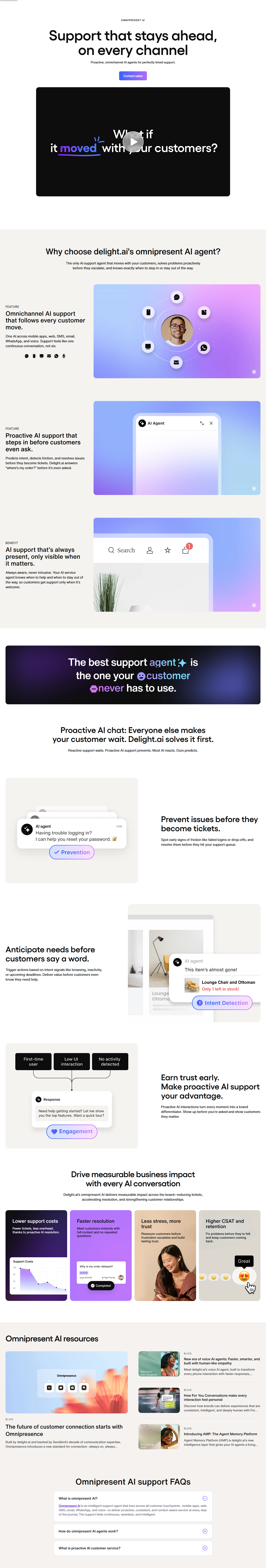 Product Page @Delight AI