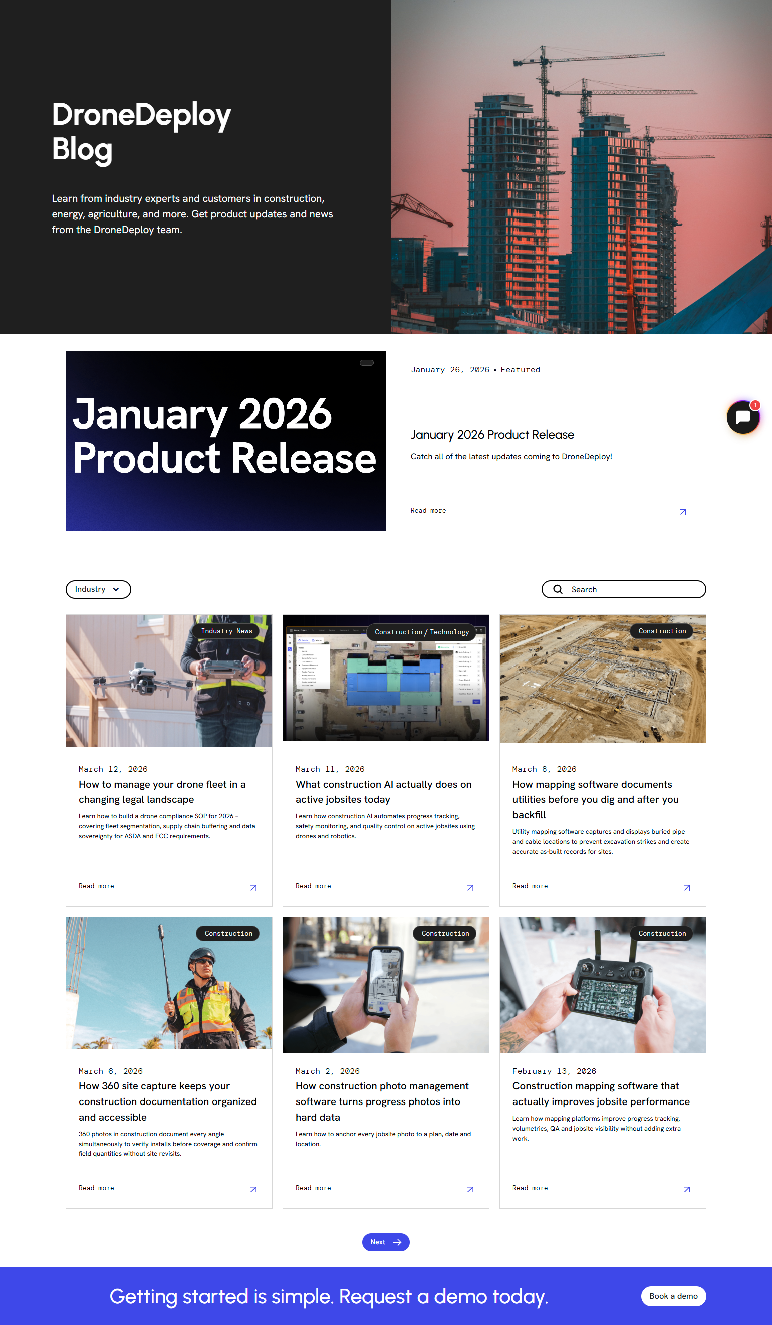 Blog Index @DroneDeploy