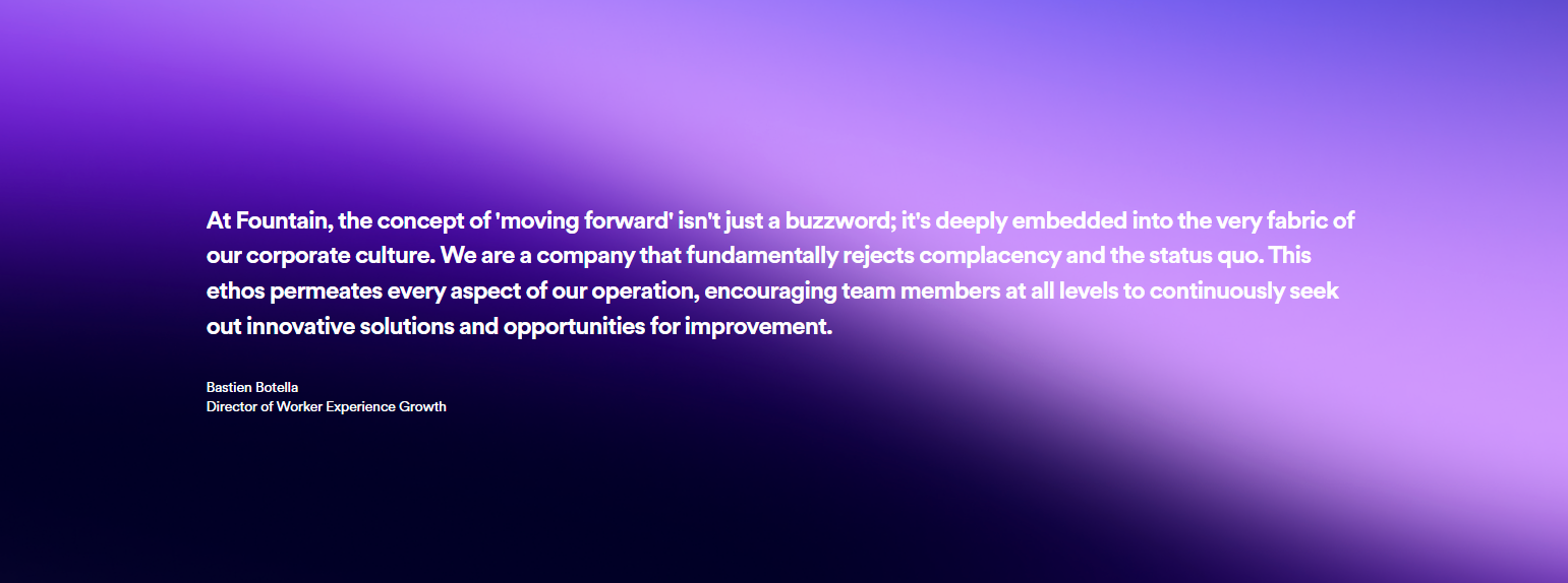 Testimonials Section @Fountain