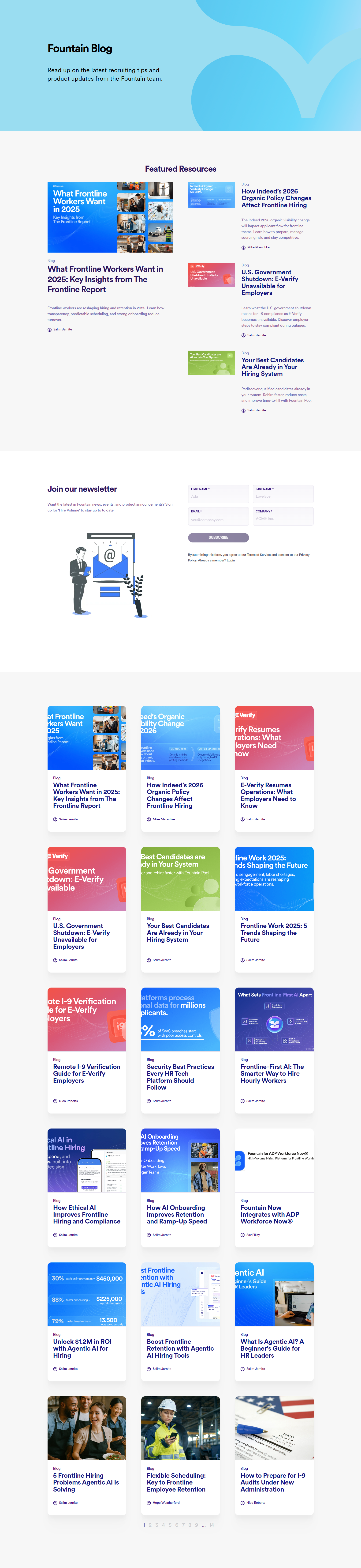 Blog Index @Fountain