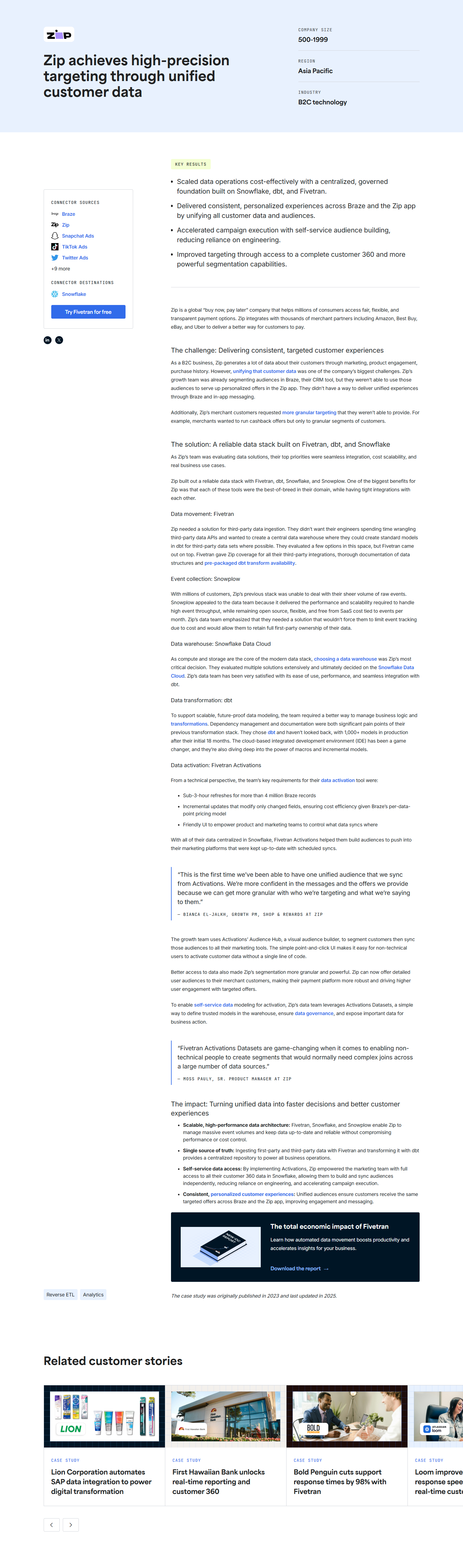 Case Study @Fivetran