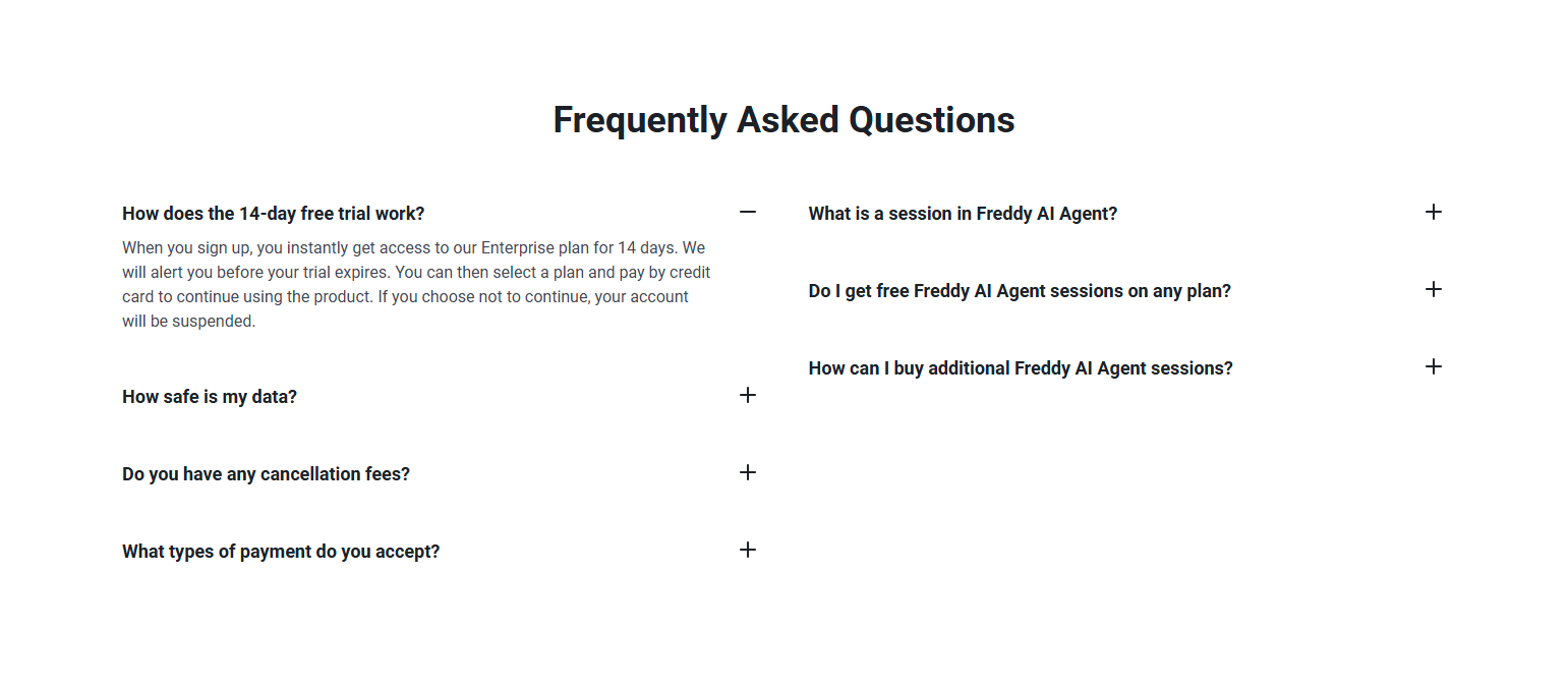 FAQ @Freshworks