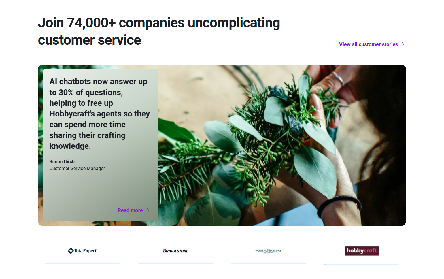 Testimonials Section @Freshworks