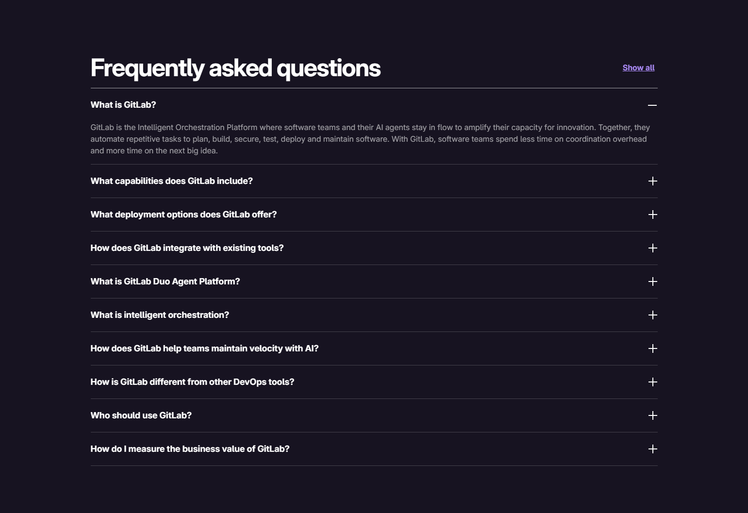 FAQ @GitLab