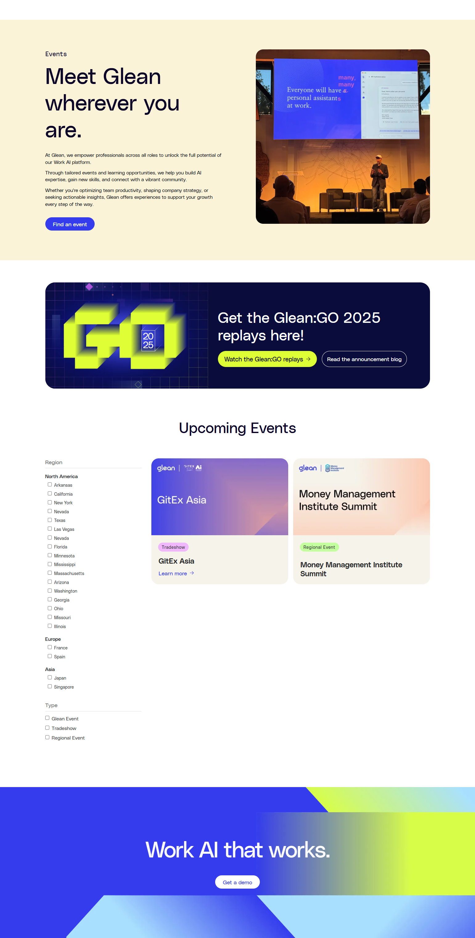 Events / Webinars @Glean