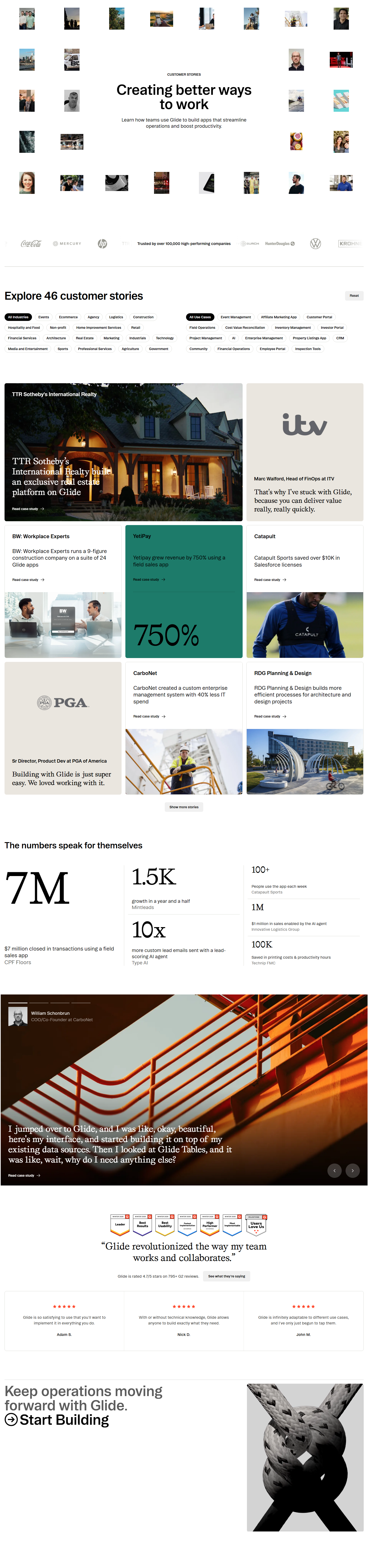 Case Study Index @Glide