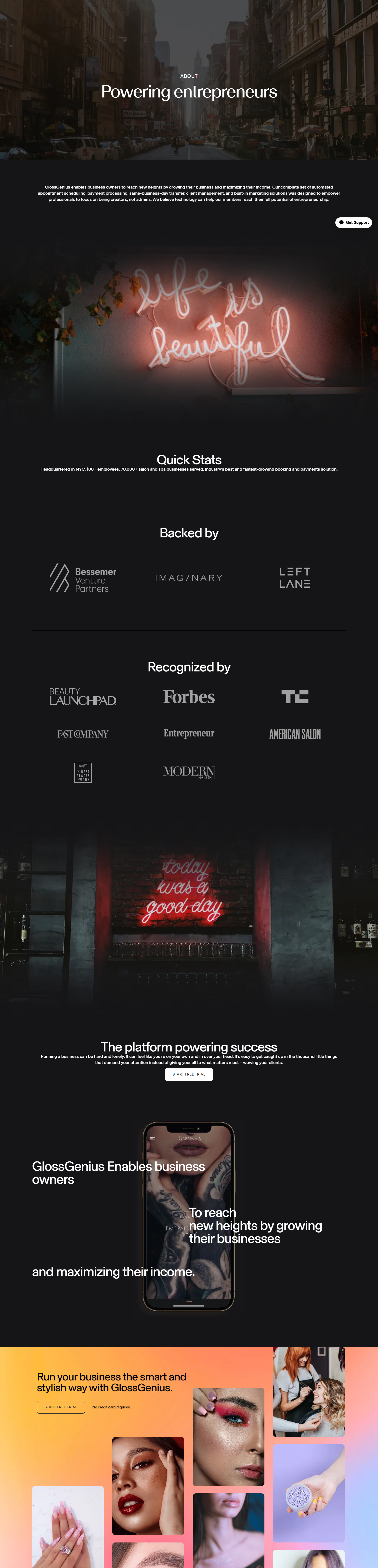 About Us @GlossGenius