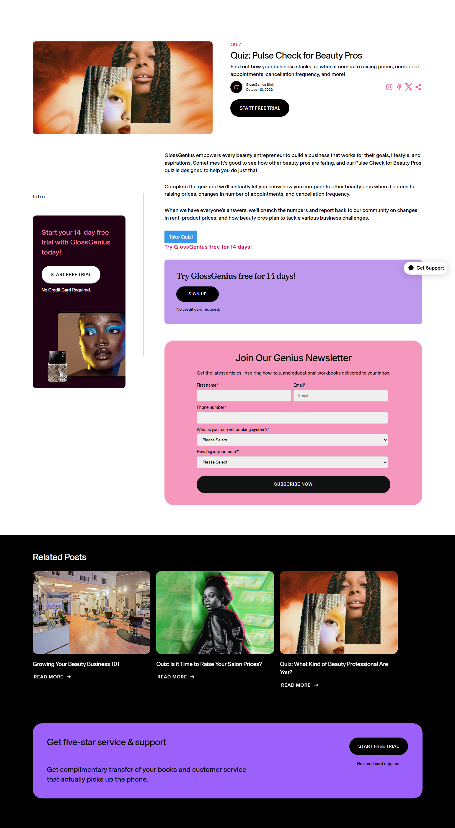 Blog Post @GlossGenius