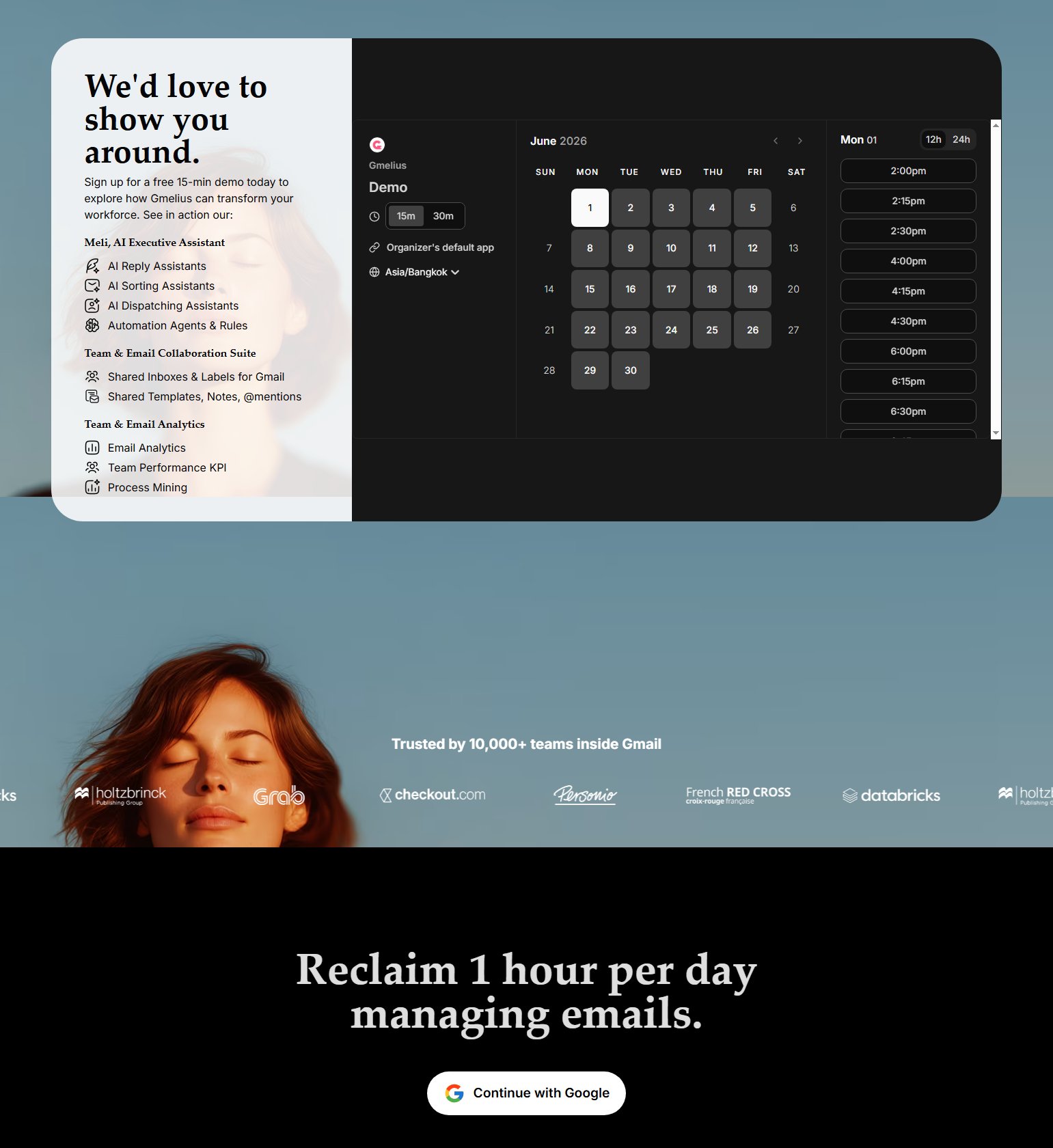 Contact Sales @Gmelius