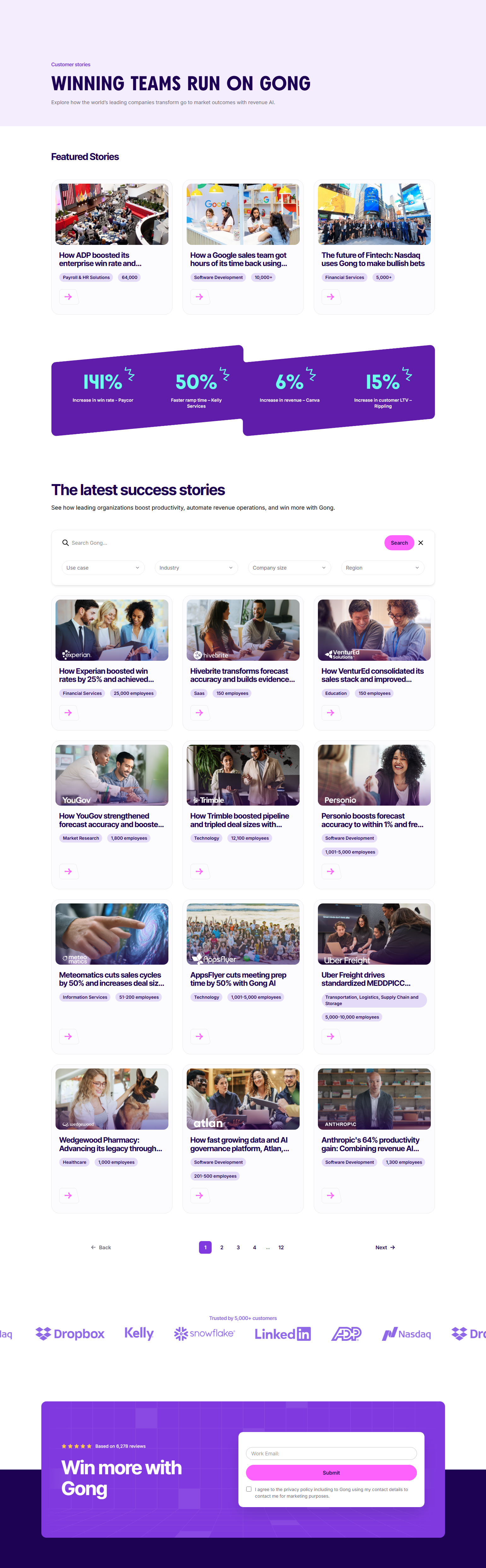 Case Study Index @Gong