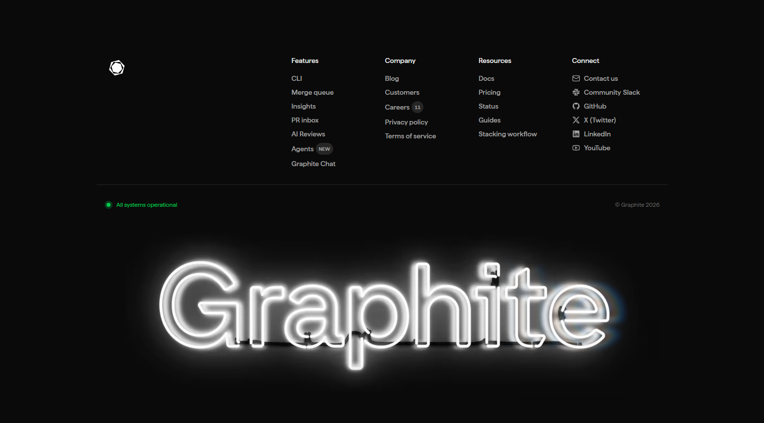 Footer @Graphite
