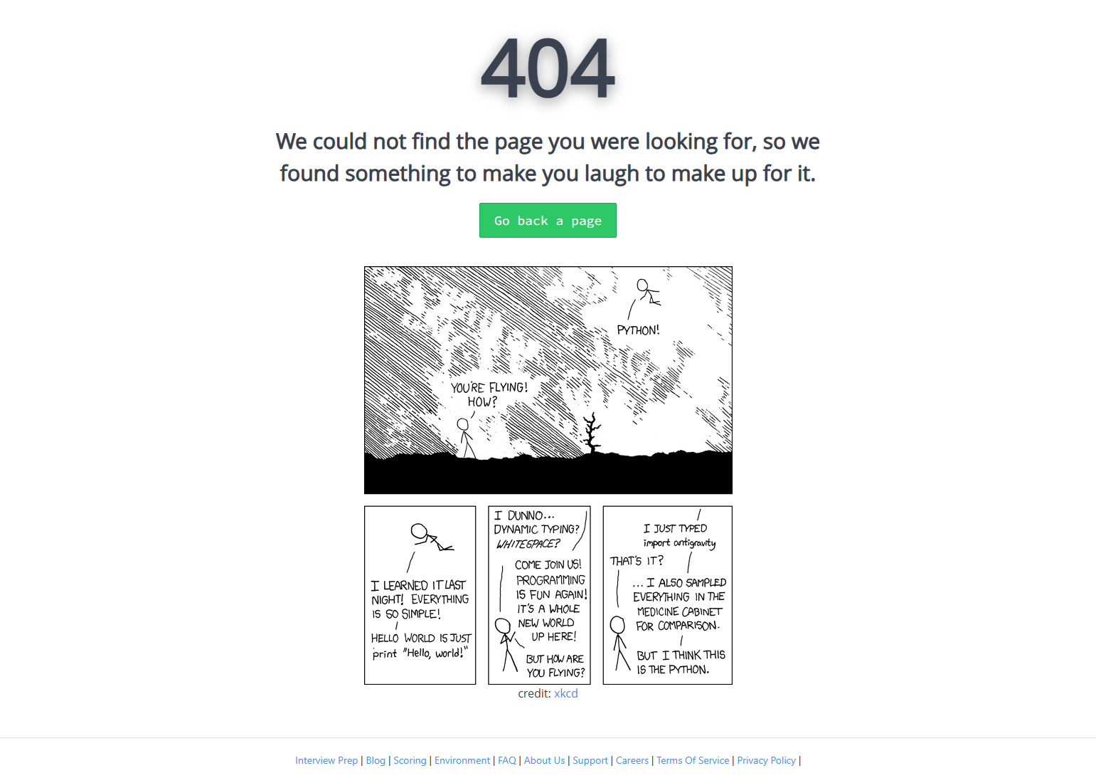 404 Error @HackerRank