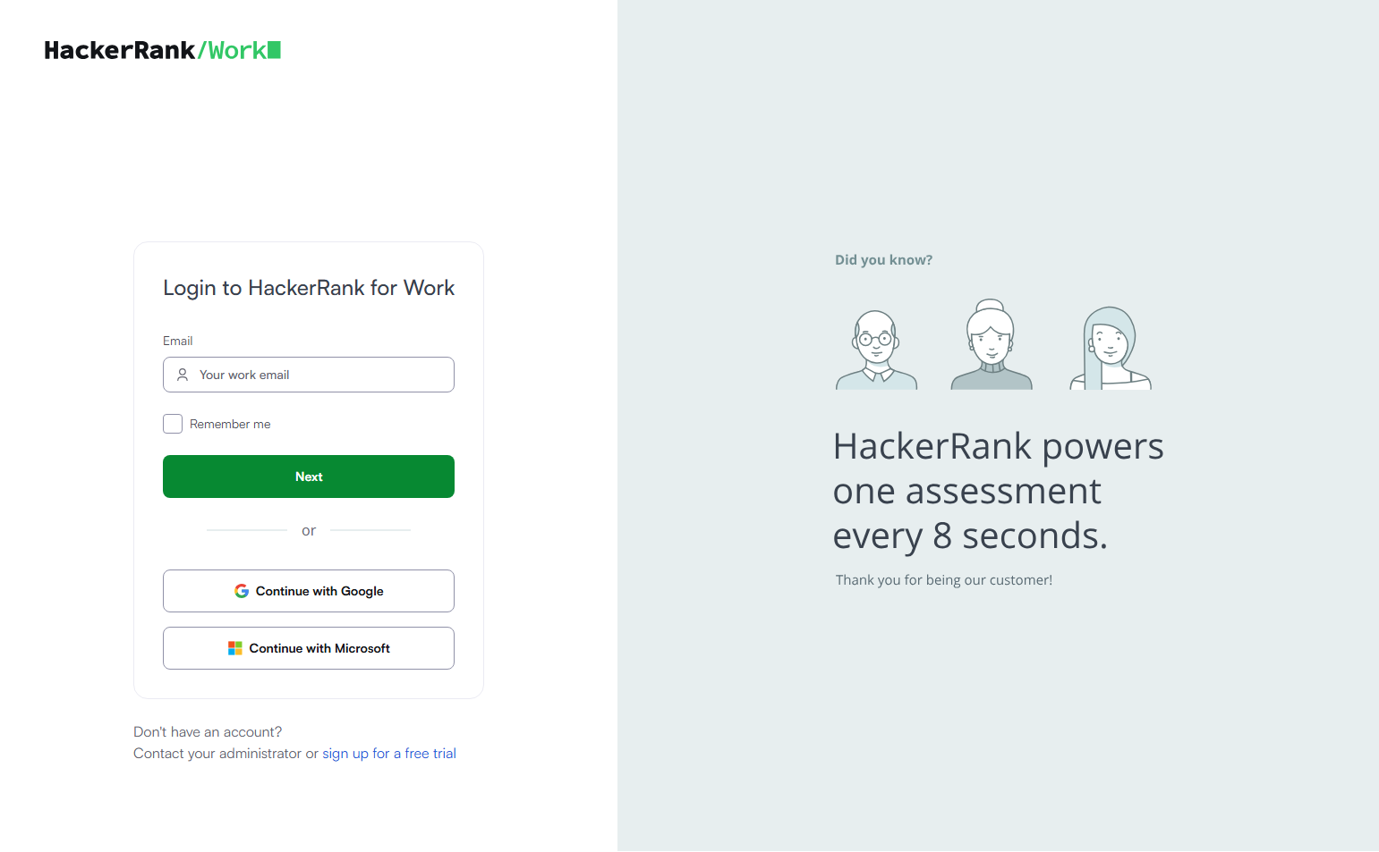 Login @HackerRank