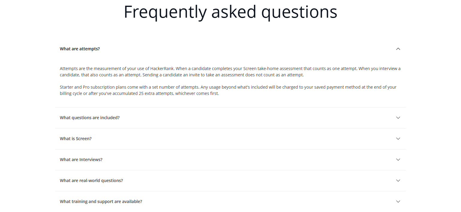 FAQ @HackerRank