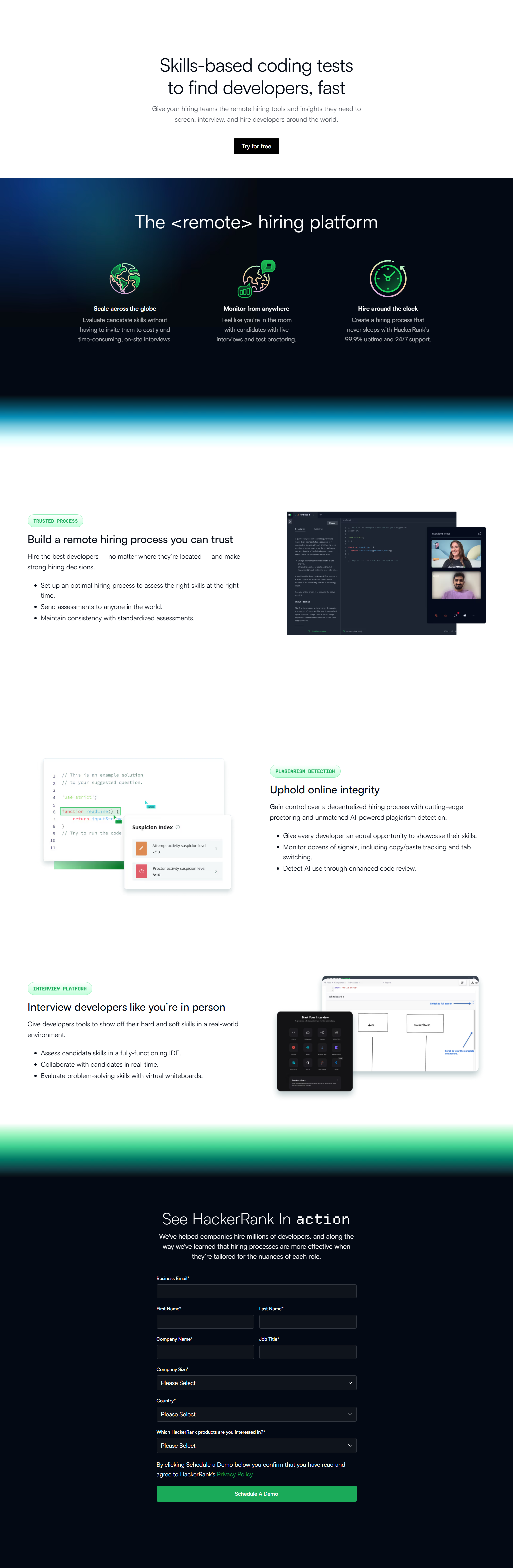 Features @HackerRank