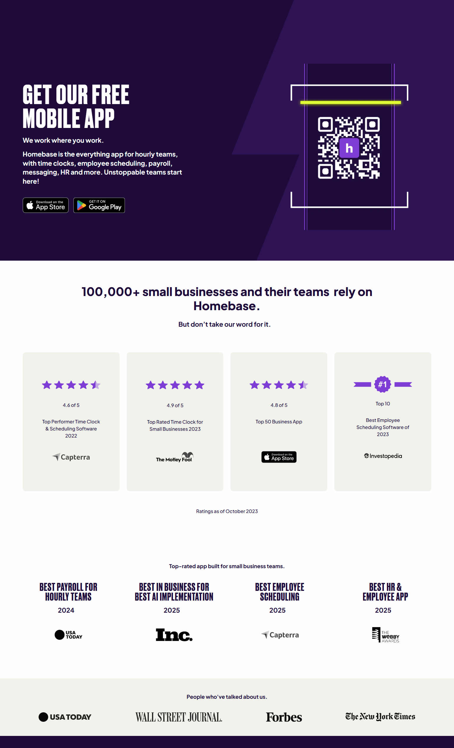 Download Page @Homebase