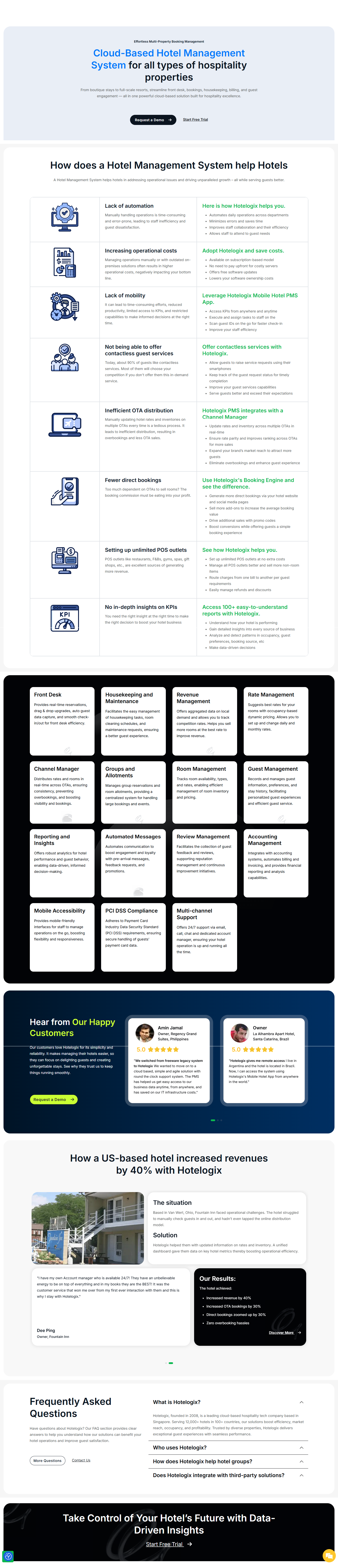 Product Page @Hotelogix