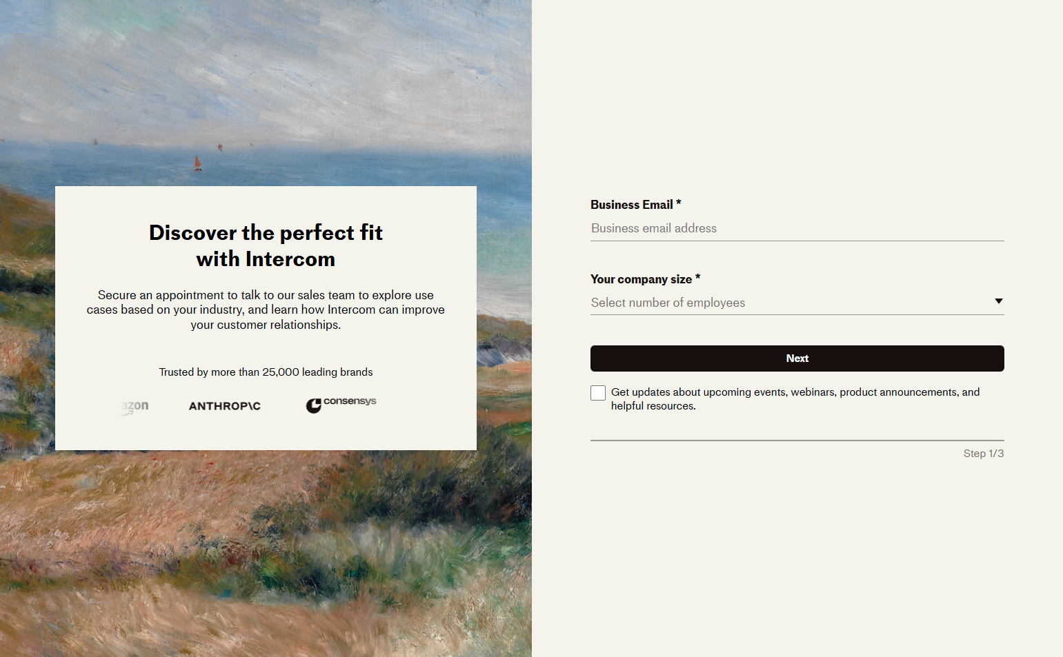 Contact Sales @Intercom