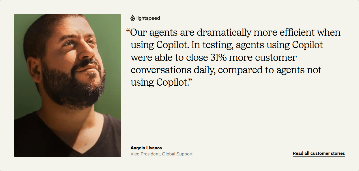 Testimonials Section @Intercom