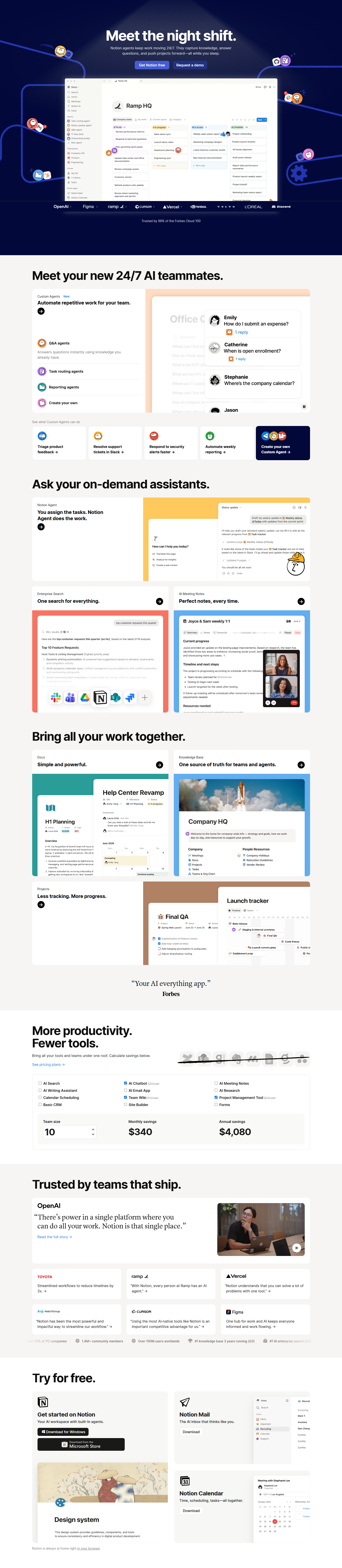 Product Page @Notion
