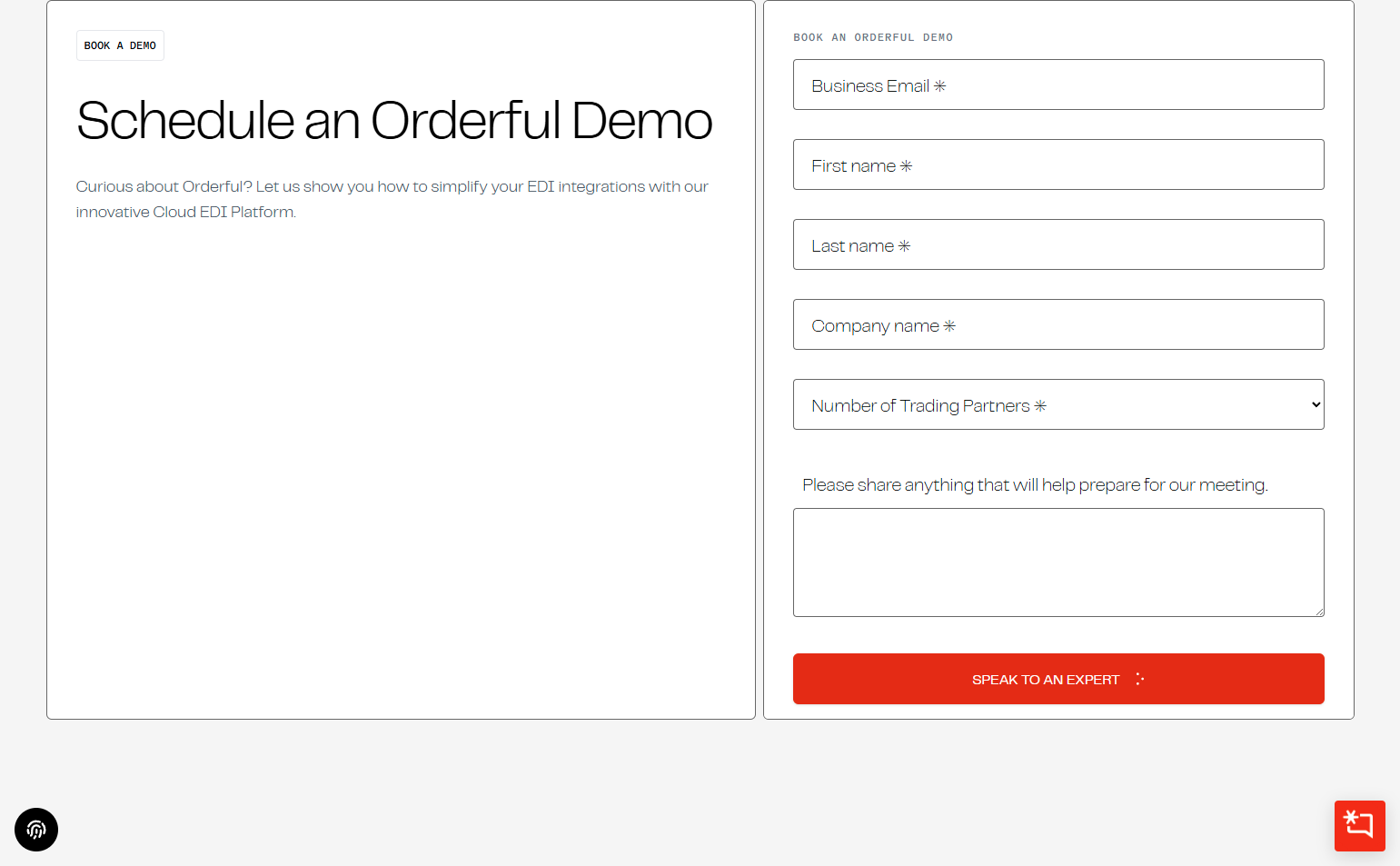 Contact Sales @Orderful