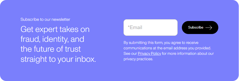 Newsletter Signup @Persona