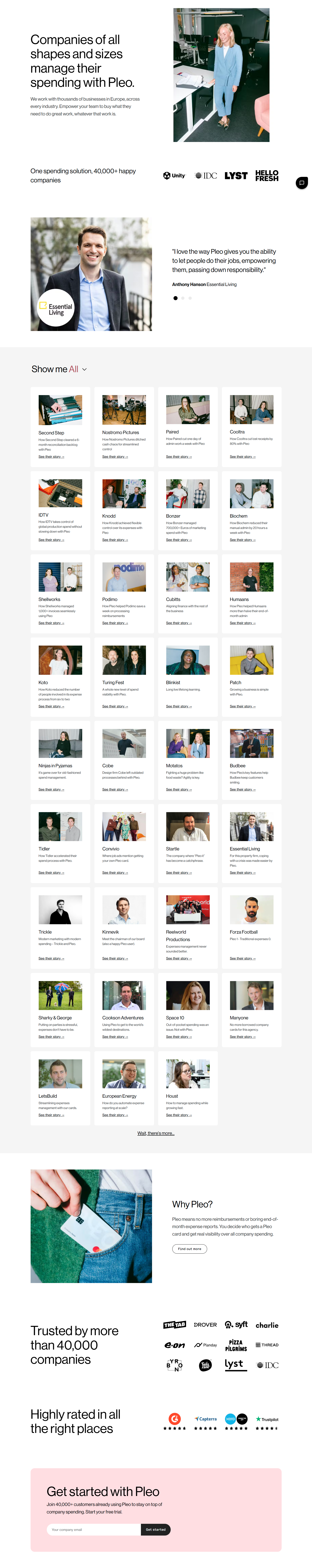 Case Study Index @Pleo