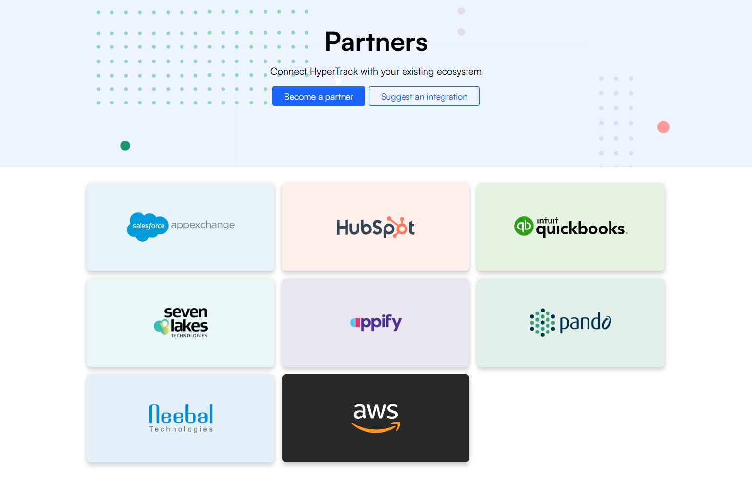 Integrations @HyperTrack