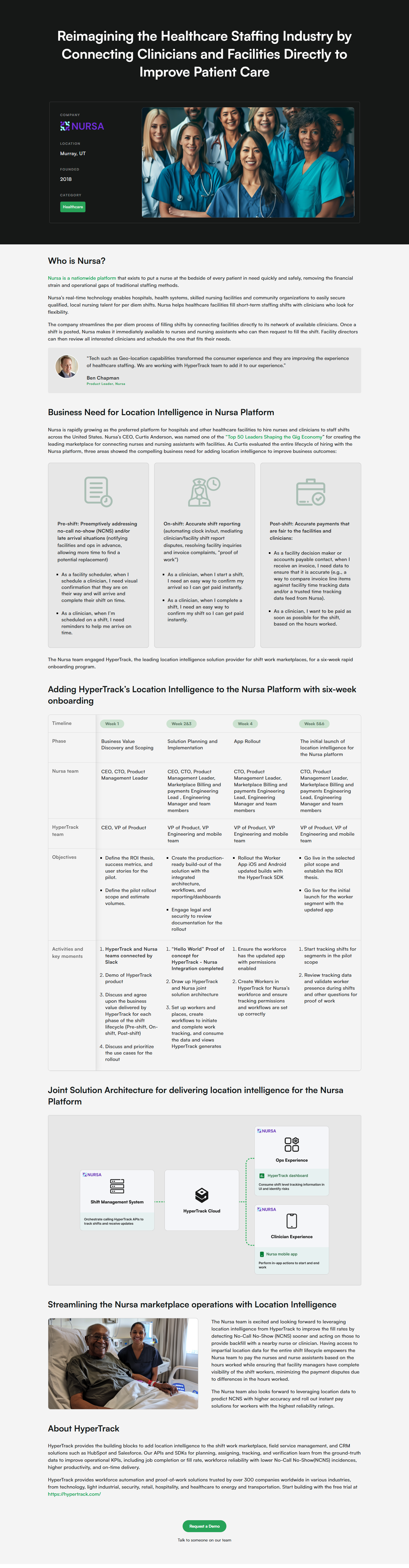 Case Study @HyperTrack